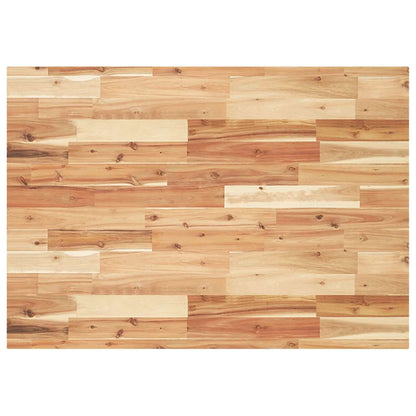 vidaXL Dessus de Table Rectangulaire 120x70x4 cm Bois d'Acacia Massif