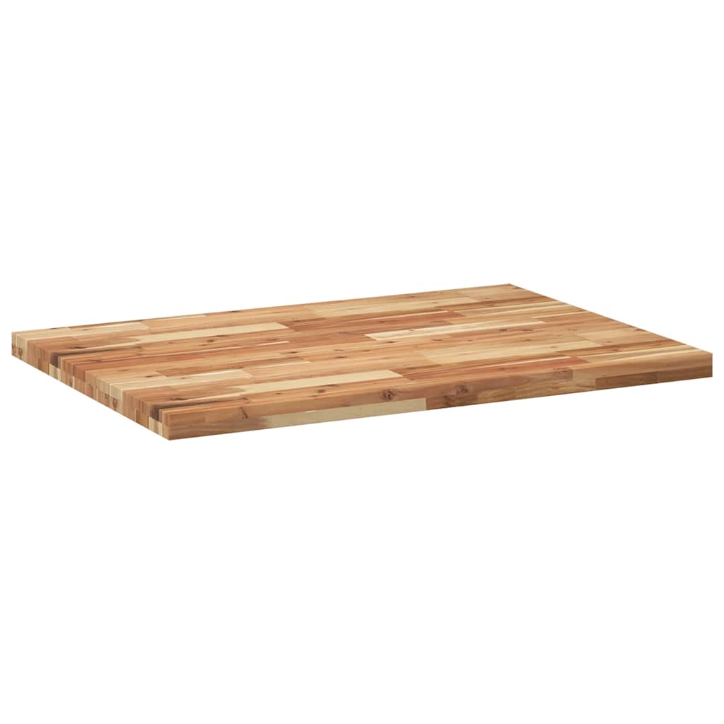 vidaXL Dessus de Table Rectangulaire 120x70x4 cm Bois d'Acacia Massif