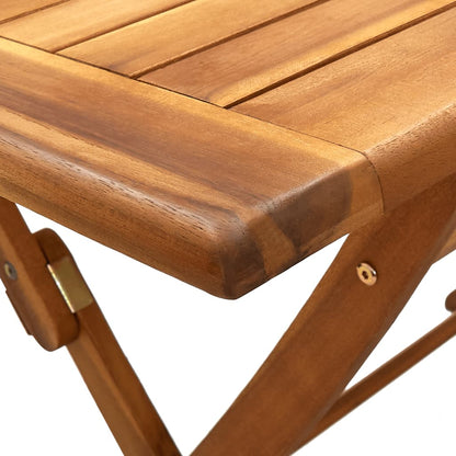 vidaXL 5-tlg. Garten-Essgruppe Polypropylen und Massivholz Beige