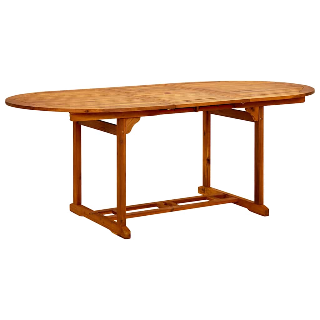 vidaXL 7-tlg. Garten-Essgruppe Stoff und Massivholz Beige