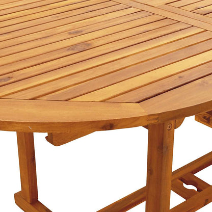 vidaXL 7-tlg. Garten-Essgruppe Stoff und Massivholz Beige