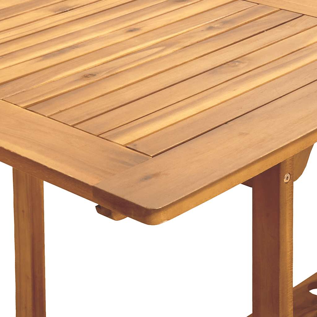 vidaXL 7-tlg. Garten-Essgruppe Poly Rattan und Massivholz Beige