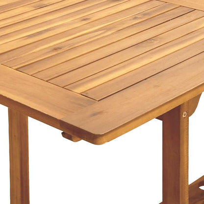 vidaXL 7-tlg. Garten-Essgruppe Poly Rattan und Massivholz Beige