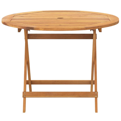 vidaXL 5-tlg. Garten-Essgruppe Beige Poly Rattan und Massivholz