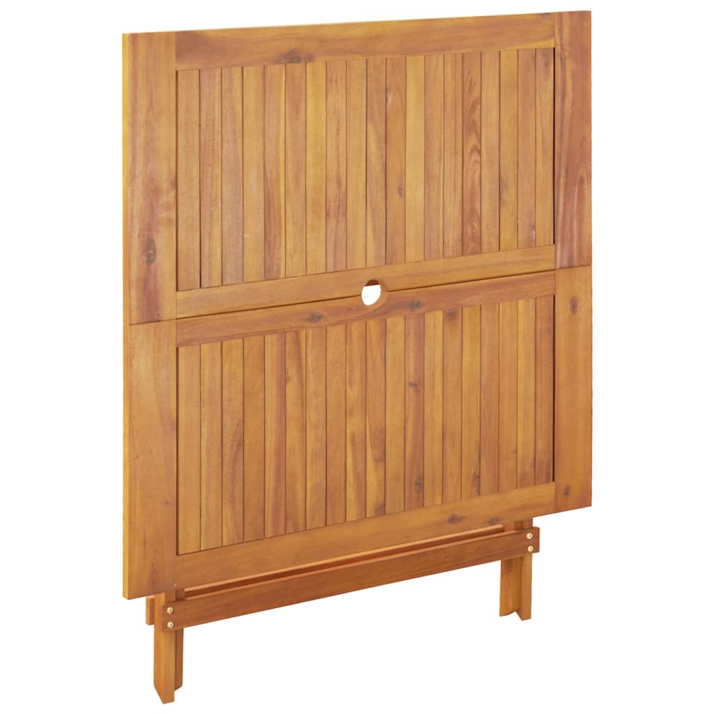 vidaXL 5-tlg. Garten-Essgruppe Beige Poly Rattan und Massivholz