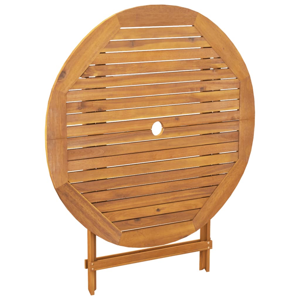 vidaXL 5-tlg. Garten-Essgruppe Beige Poly Rattan und Massivholz