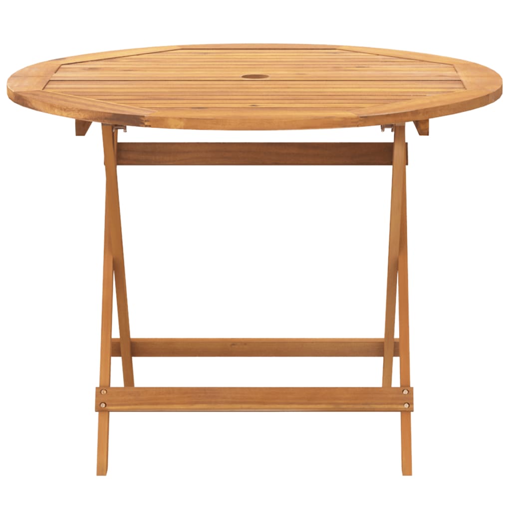 vidaXL 5-tlg. Garten-Essgruppe Polypropylen und Massivholz Beige
