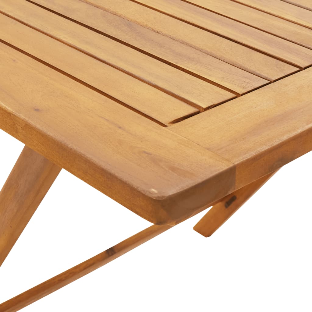vidaXL 5-tlg. Garten-Essgruppe Polypropylen und Massivholz Beige