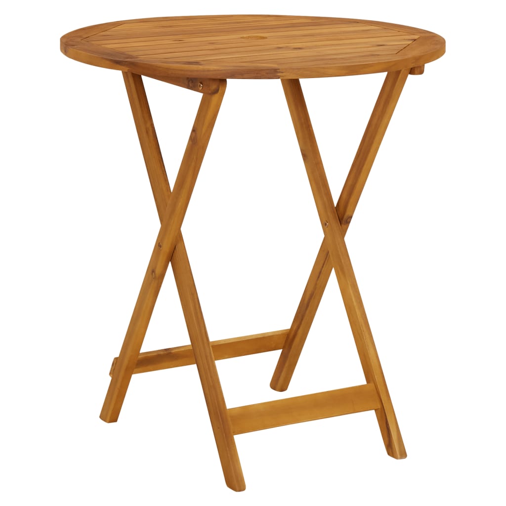 vidaXL 3-tlg. Bistro-Set Beige Polypropylen und Massivholz