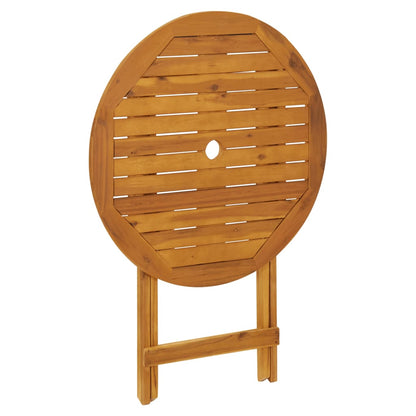 vidaXL 3-tlg. Bistro-Set Beige Polypropylen und Massivholz