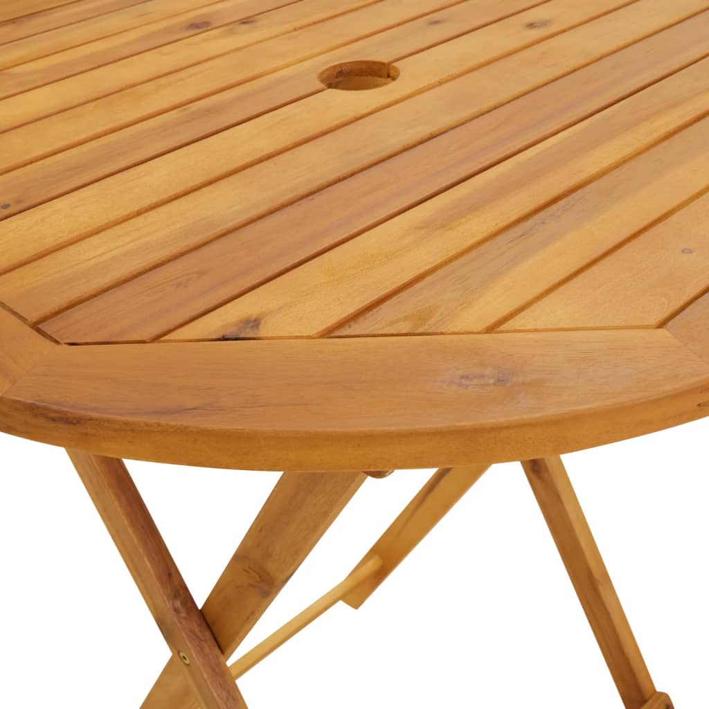 vidaXL 3-tlg. Bistro-Set Beige Polypropylen und Massivholz