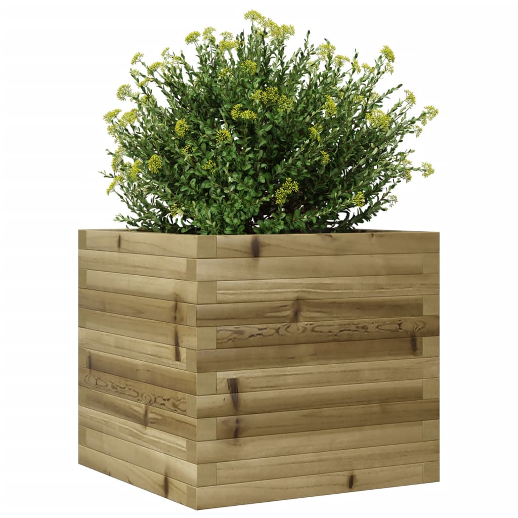 vidaXL Pflanzkübel 50x50x46 cm Kiefernholz Imprägniert