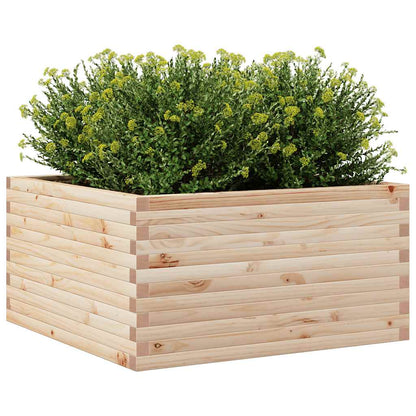 vidaXL Jardinière 90x90x46 cm Bois de pin massif