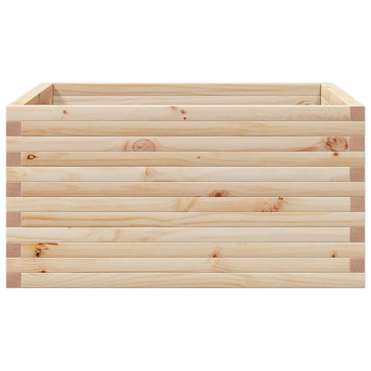 vidaXL Jardinière 90x90x46 cm Bois de pin massif
