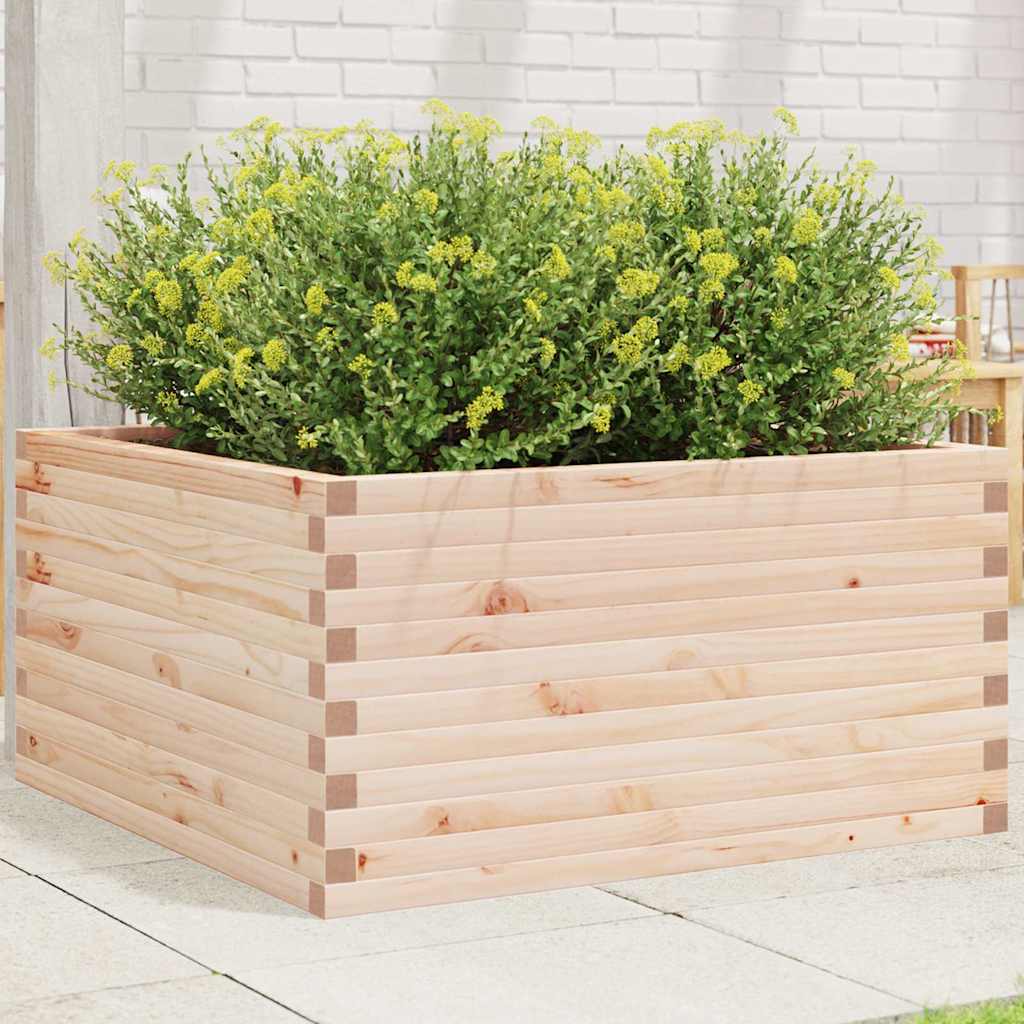 vidaXL Jardinière 90x90x46 cm Bois de pin massif