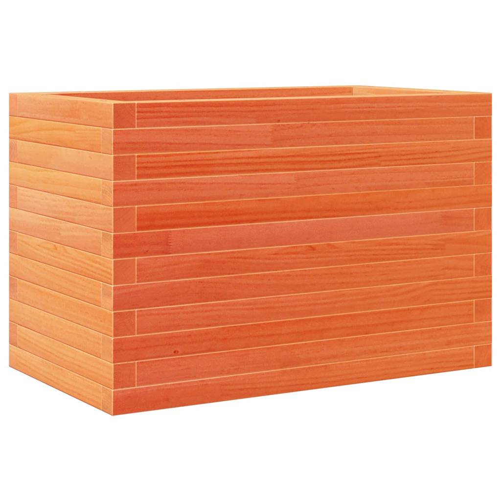 vidaXL Jardinière marron miel 70x40x46 cm bois de pin massif