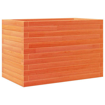 vidaXL Jardinière marron miel 70x40x46 cm bois de pin massif