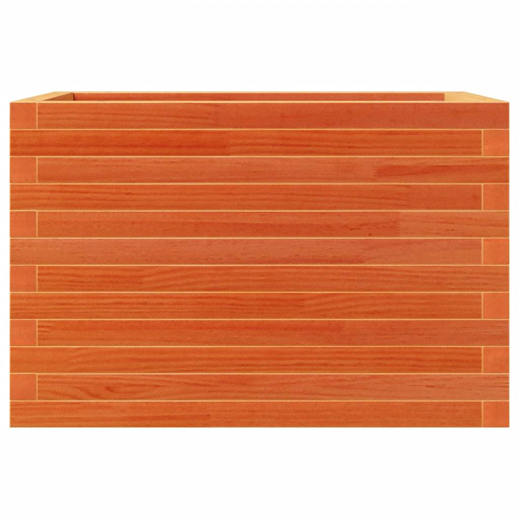 vidaXL Jardinière marron miel 70x40x46 cm bois de pin massif