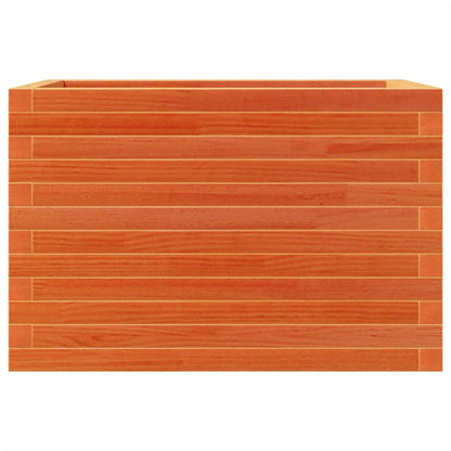 vidaXL Jardinière marron miel 70x40x46 cm bois de pin massif