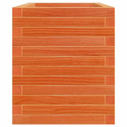 vidaXL Jardinière marron miel 70x40x46 cm bois de pin massif
