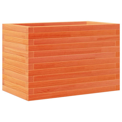 vidaXL Jardinière marron miel 70x40x46 cm bois de pin massif