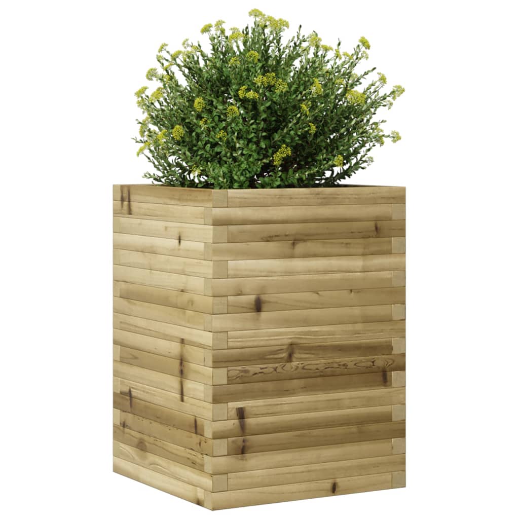 vidaXL Pflanzkübel 50x50x68,5 cm Kiefernholz Imprägniert