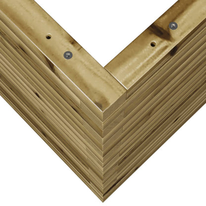 vidaXL Pflanzkübel 50x50x68,5 cm Kiefernholz Imprägniert