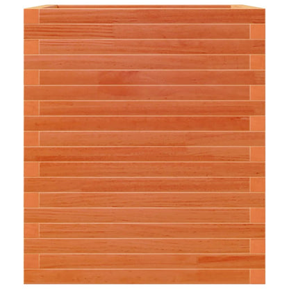 vidaXL Pflanzkübel Wachsbraun 60x60x68,5 cm Massivholz Kiefer
