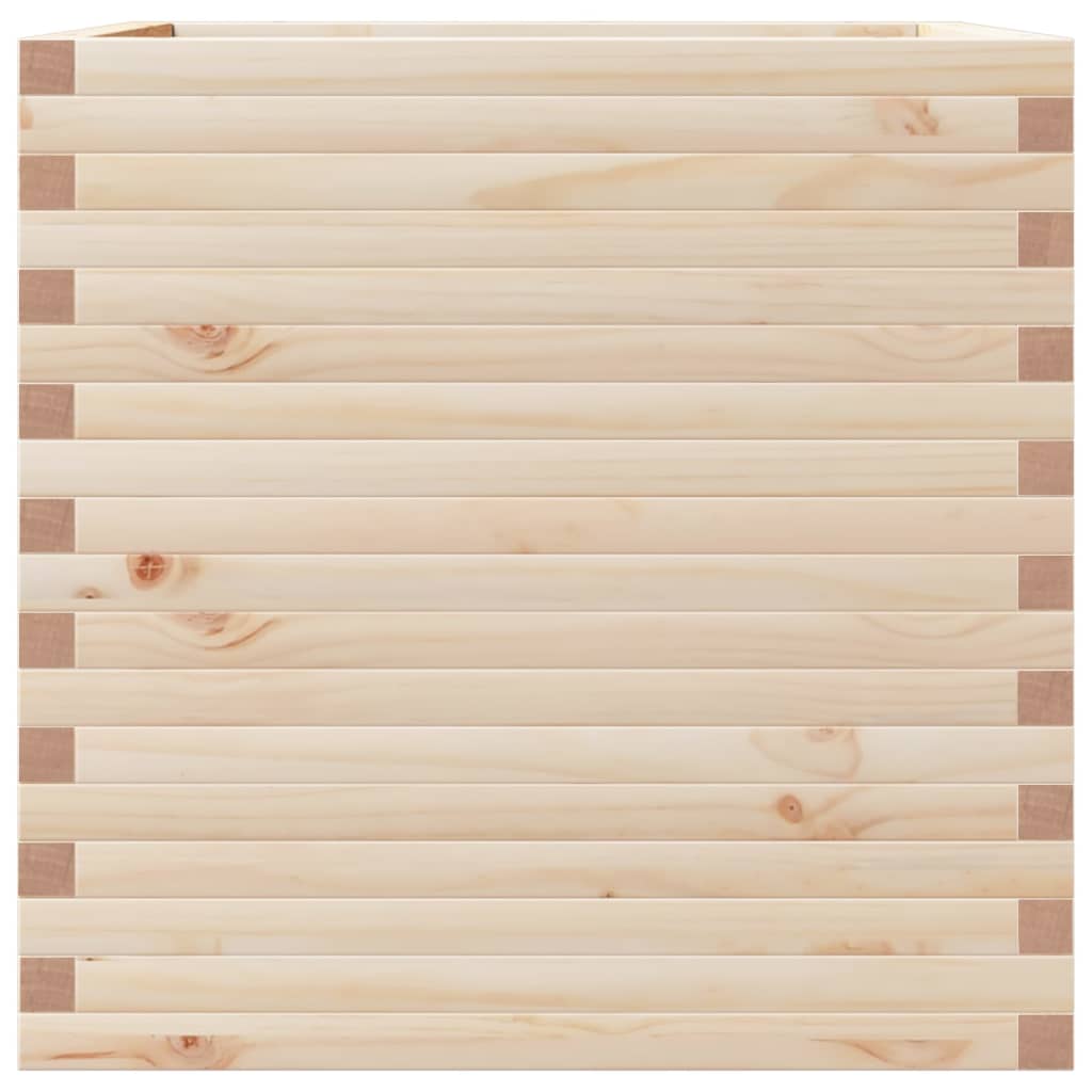 vidaXL Pflanzkübel 70x70x68,5 cm Massivholz Kiefer