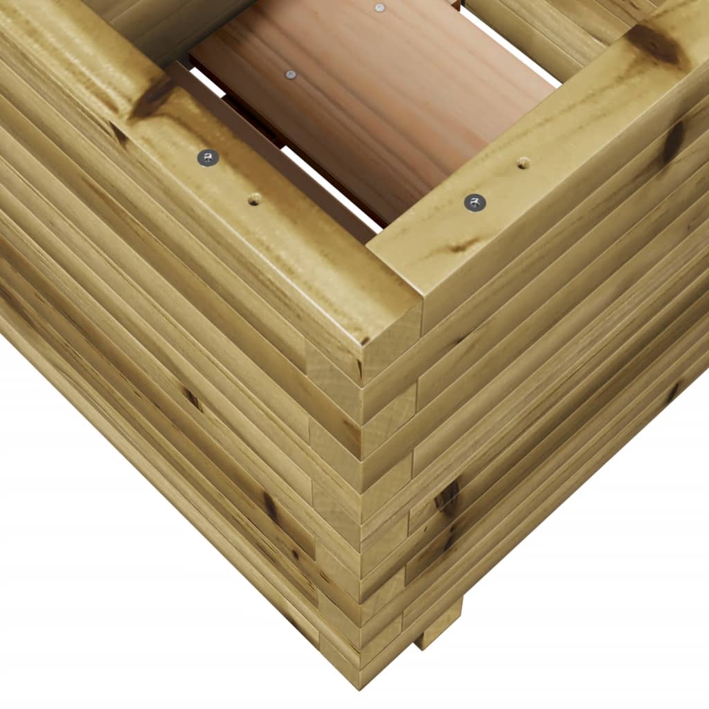 vidaXL Pflanzkübel 50x50x49,5 cm Kiefernholz Imprägniert