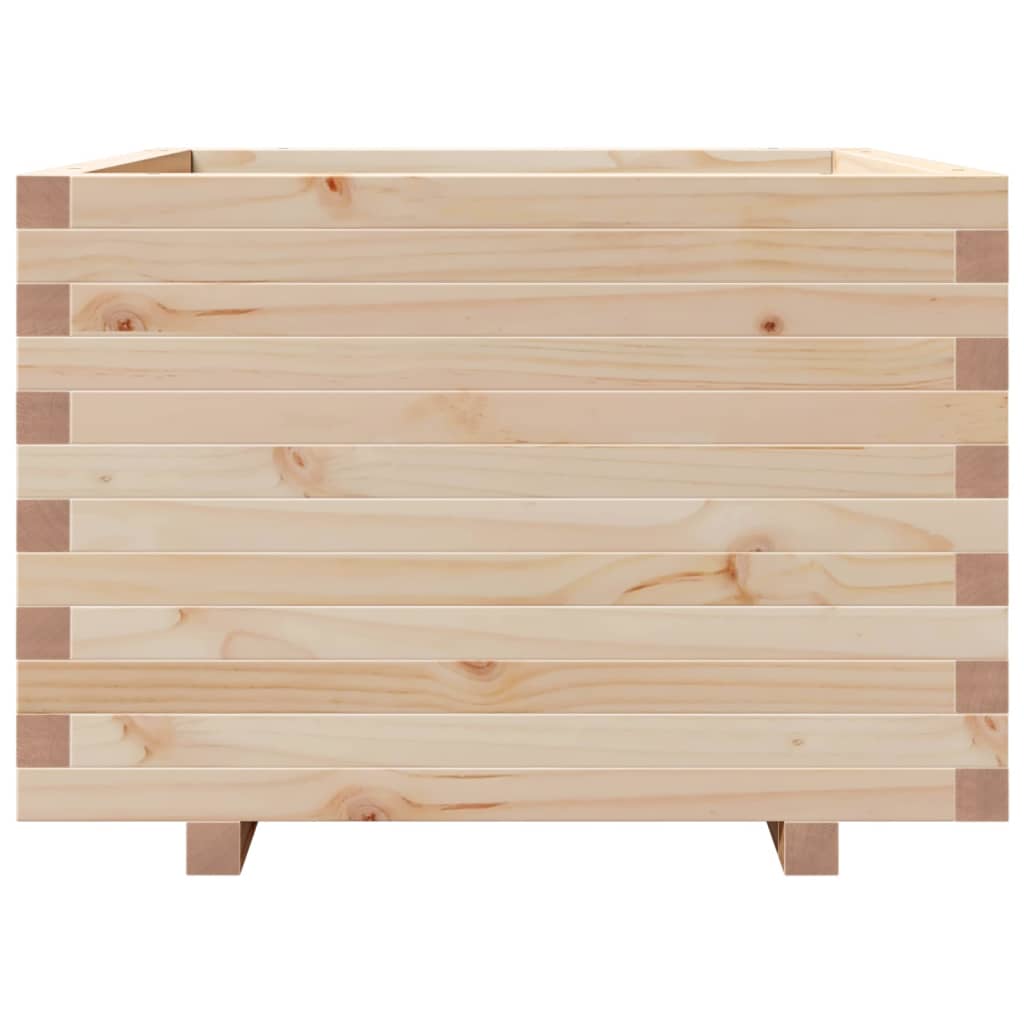 vidaXL Pflanzkübel 70x70x49,5 cm Massivholz Kiefer