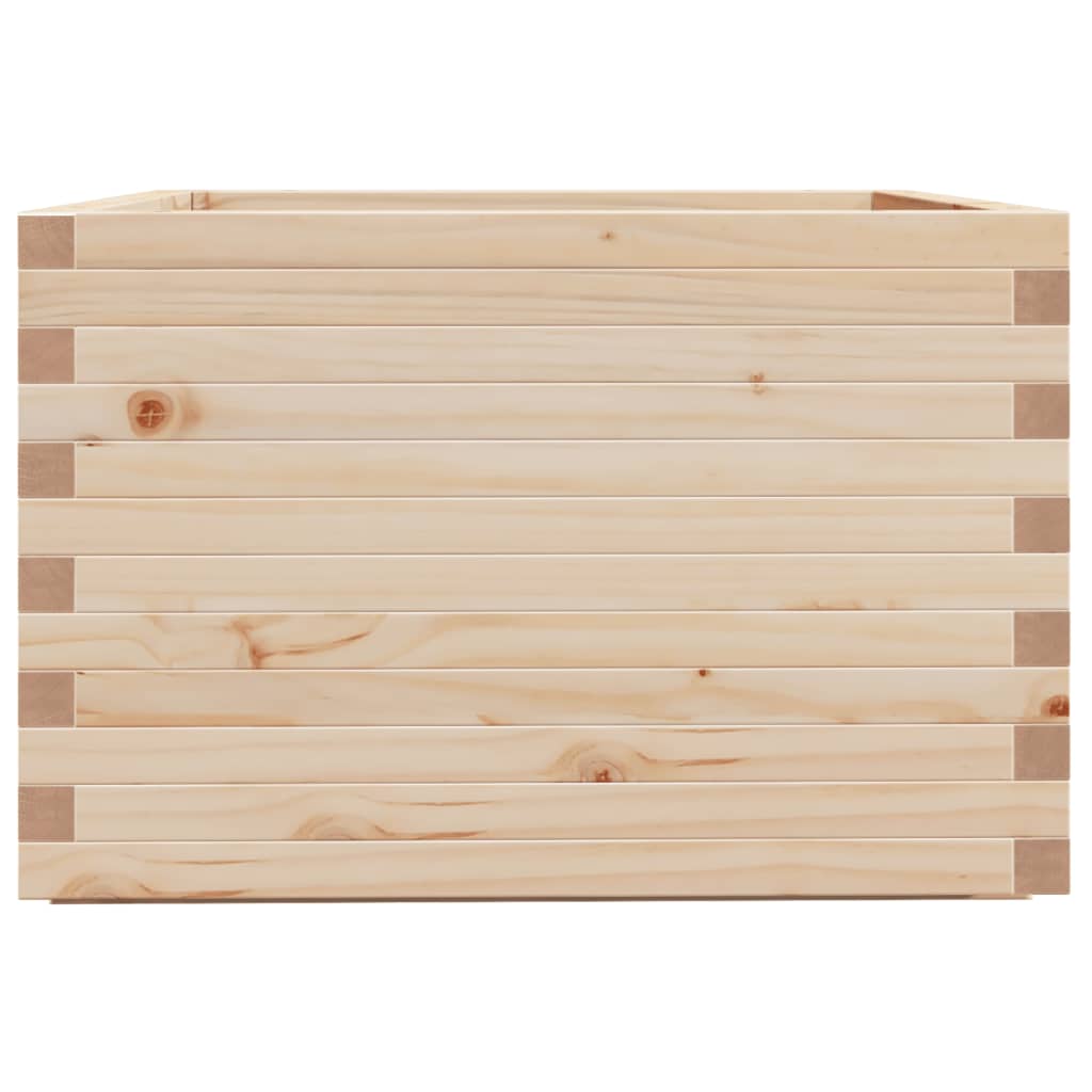 vidaXL Pflanzkübel 70x70x49,5 cm Massivholz Kiefer