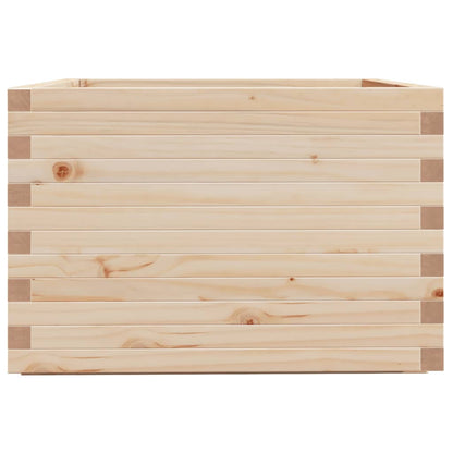vidaXL Pflanzkübel 70x70x49,5 cm Massivholz Kiefer