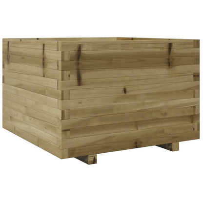 vidaXL Jardinière 70x70x49,5 cm Bois de pin imprégné