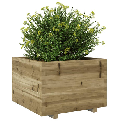 vidaXL Jardinière 70x70x49,5 cm Bois de pin imprégné