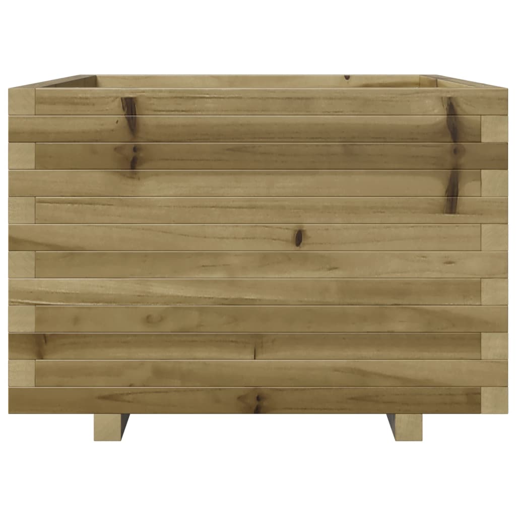 vidaXL Jardinière 70x70x49,5 cm Bois de pin imprégné