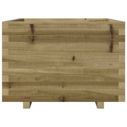 vidaXL Jardinière 70x70x49,5 cm Bois de pin imprégné