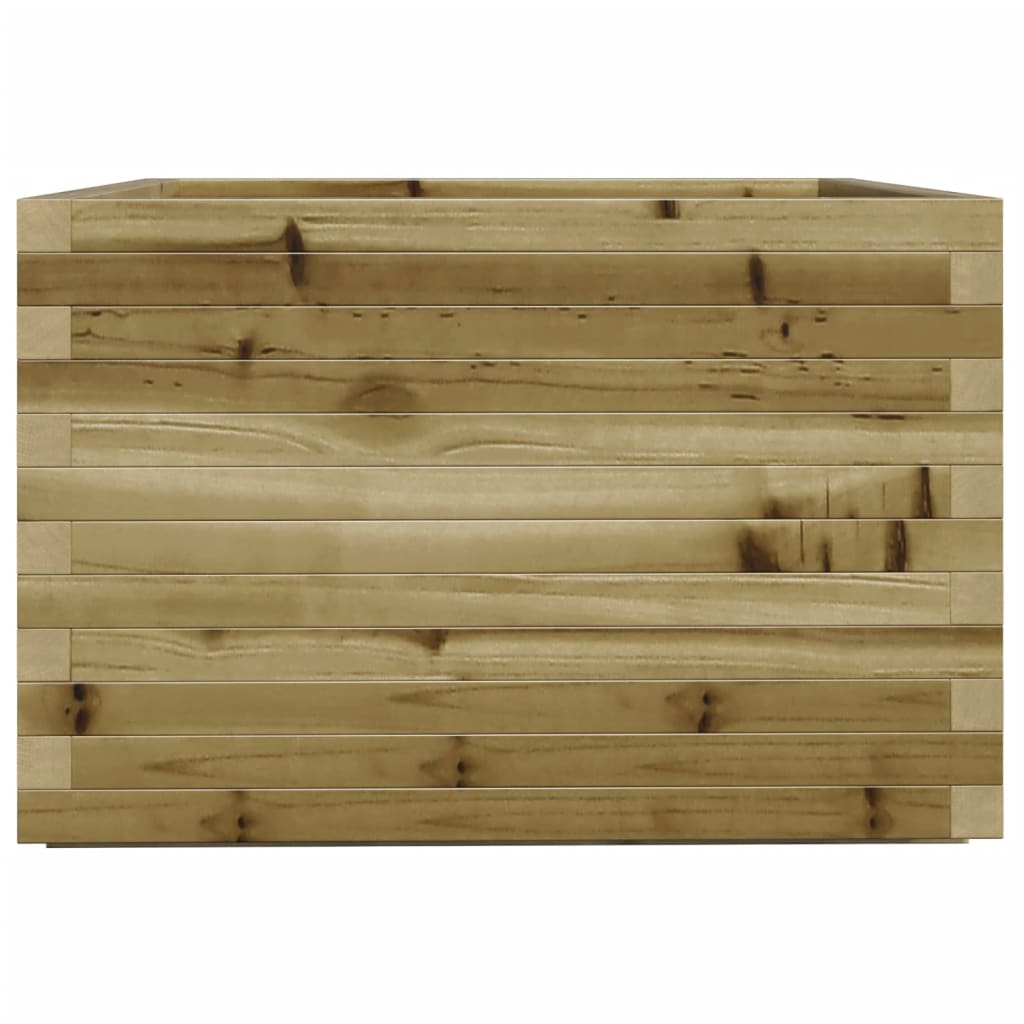 vidaXL Jardinière 70x70x49,5 cm Bois de pin imprégné