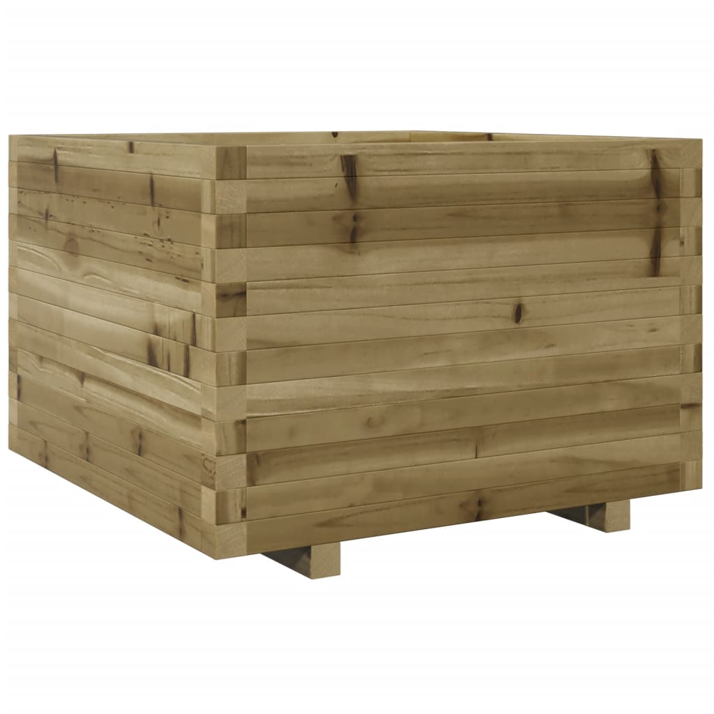 vidaXL Jardinière 70x70x49,5 cm Bois de pin imprégné