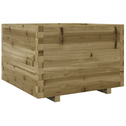 vidaXL Jardinière 70x70x49,5 cm Bois de pin imprégné
