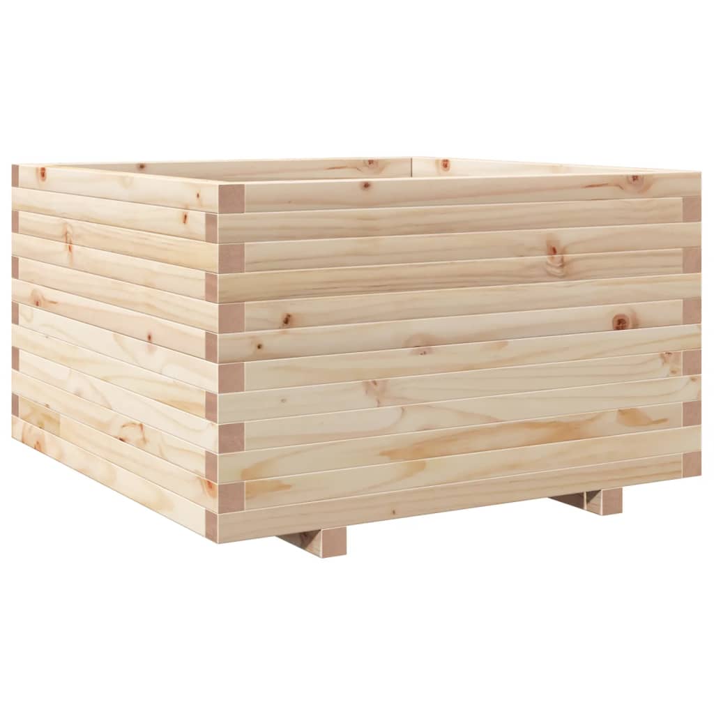 vidaXL Pflanzkübel 80x80x49,5 cm Massivholz Kiefer