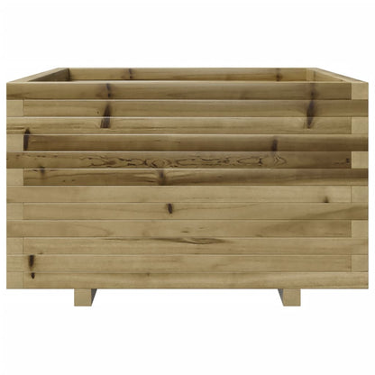 vidaXL Pflanzkübel 80x80x49,5 cm Kiefernholz Imprägniert