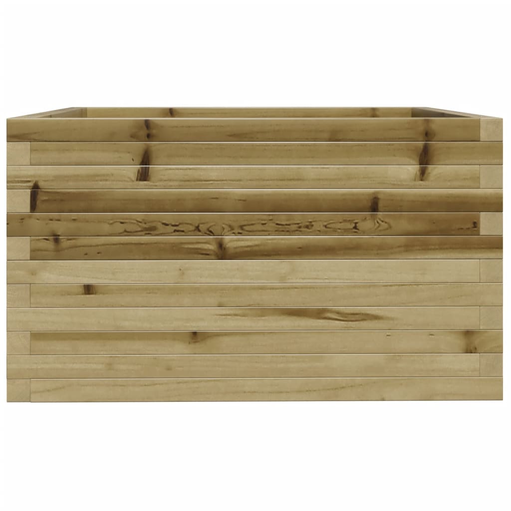 vidaXL Pflanzkübel 80x80x49,5 cm Kiefernholz Imprägniert