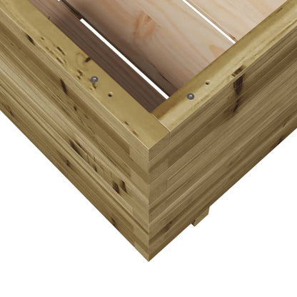 vidaXL Pflanzkübel 80x80x49,5 cm Kiefernholz Imprägniert