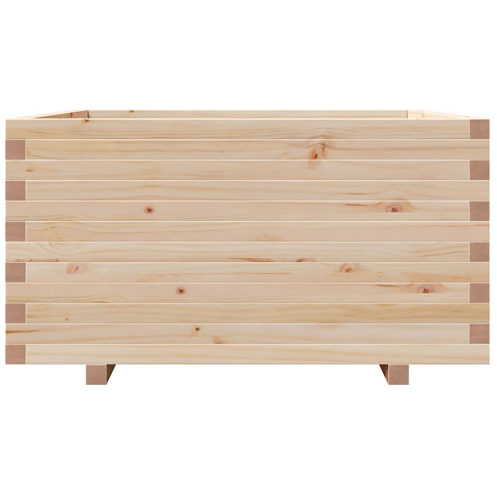 vidaXL Pflanzkübel 90x90x49,5 cm Massivholz Kiefer