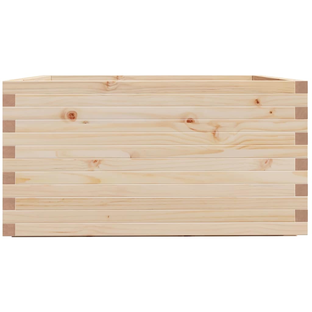 vidaXL Pflanzkübel 90x90x49,5 cm Massivholz Kiefer