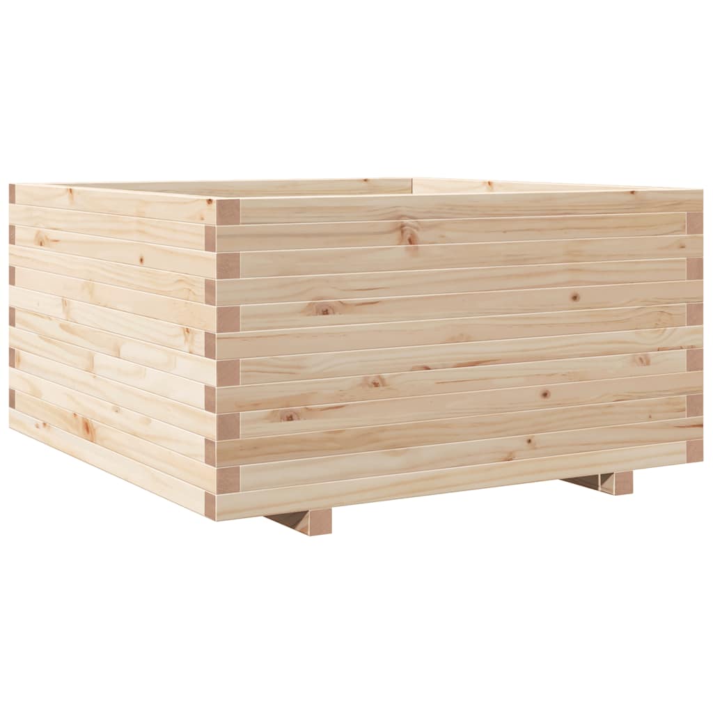 vidaXL Pflanzkübel 90x90x49,5 cm Massivholz Kiefer