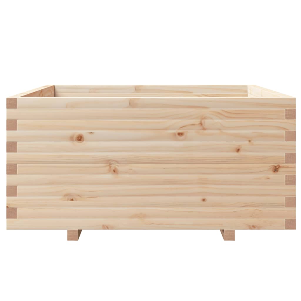 vidaXL Pflanzkübel 100x100x49,5 cm Massivholz Kiefer