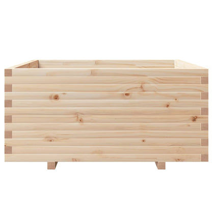 vidaXL Pflanzkübel 100x100x49,5 cm Massivholz Kiefer