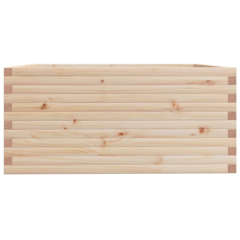 vidaXL Pflanzkübel 100x100x49,5 cm Massivholz Kiefer